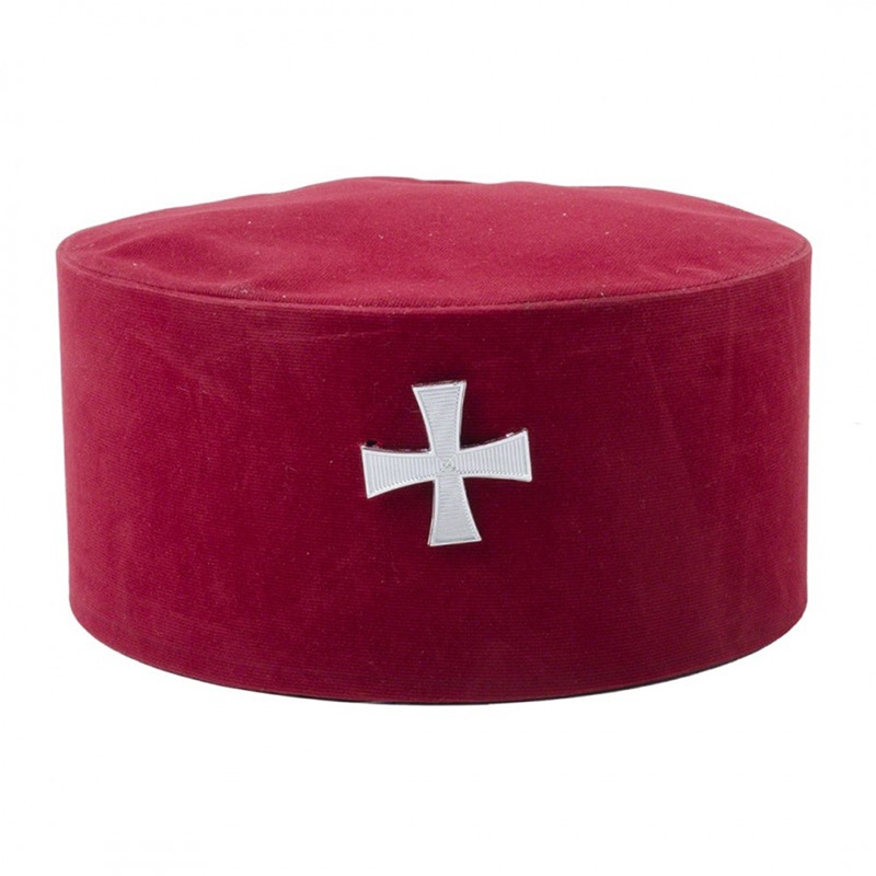 Knights Templar Cap With Badge