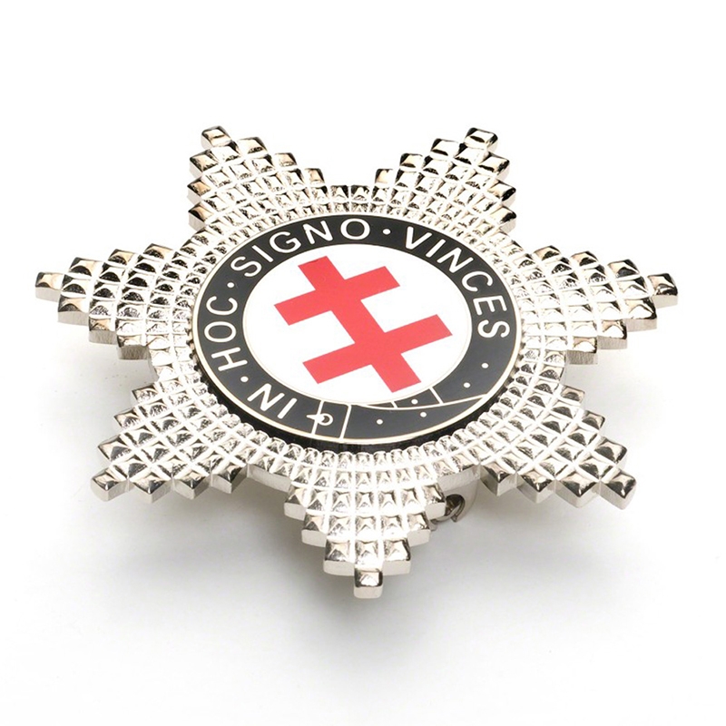 Masonic Knights Templar Preceptors Breast Star