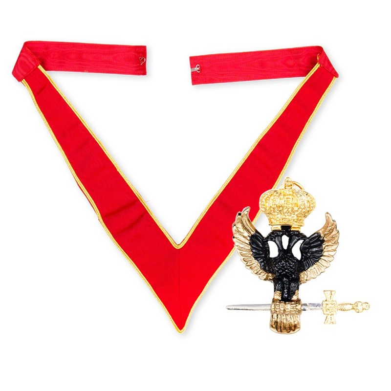 Masonic Rose Croix 32nd Degree Eagle & Collarette