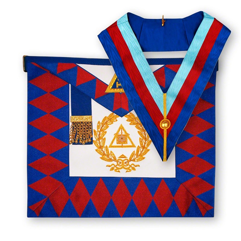 Royal Arch Grand Chapter Lambskin Apron & Collar