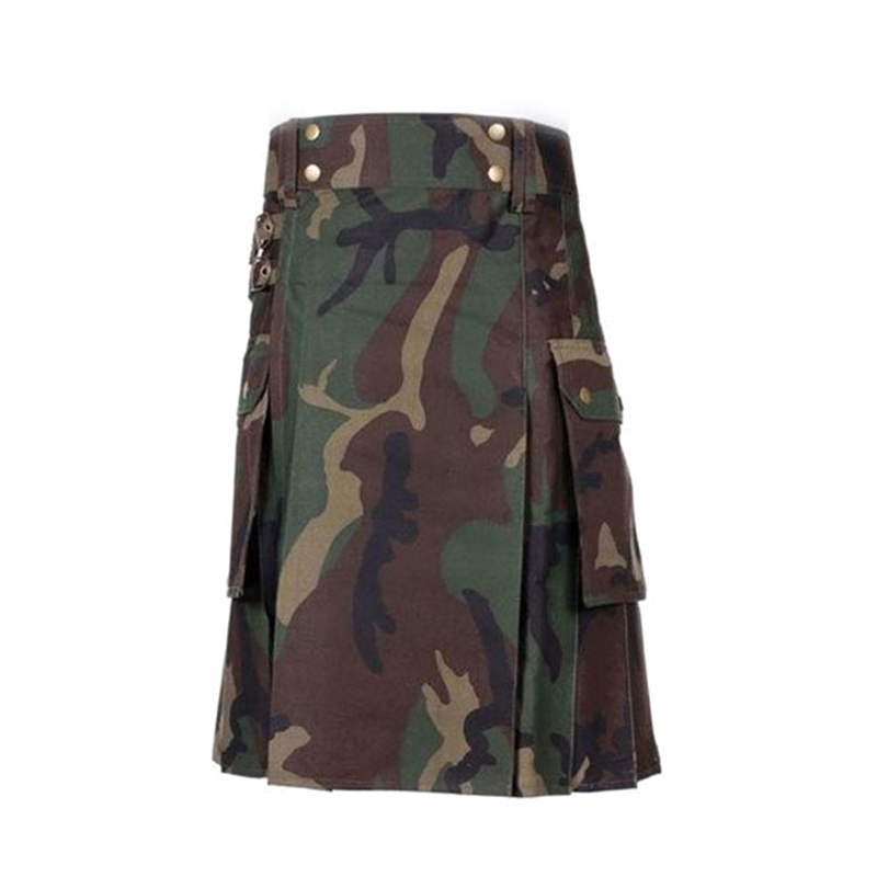 Camouflage Kilt Men Utility Kilt