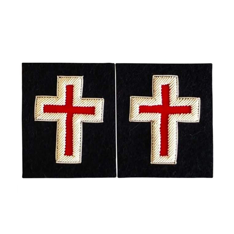 Knight Templar Sleeve Crosses Sir Knight