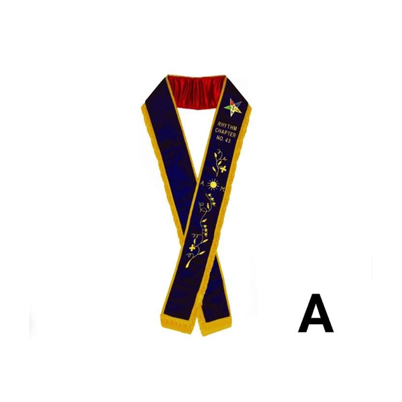 Associate Matron OES Sash A Purple Velvet