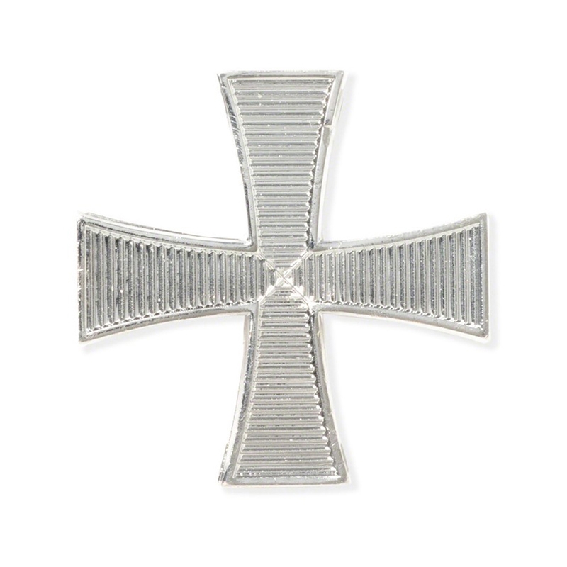 Knights Templar Silver Cap Badge