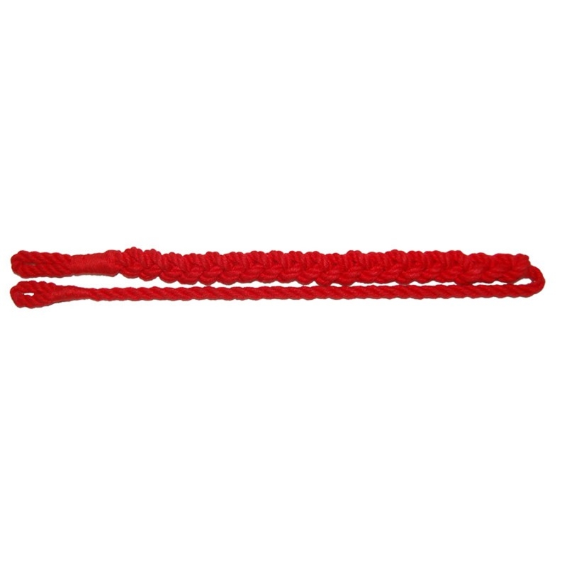 RAF Police Course Leaders Single Plait Red Lanyard