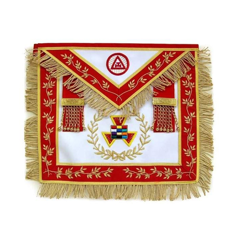 Masonic Royal Arch Grand High Priest Apron Wreath Bullion