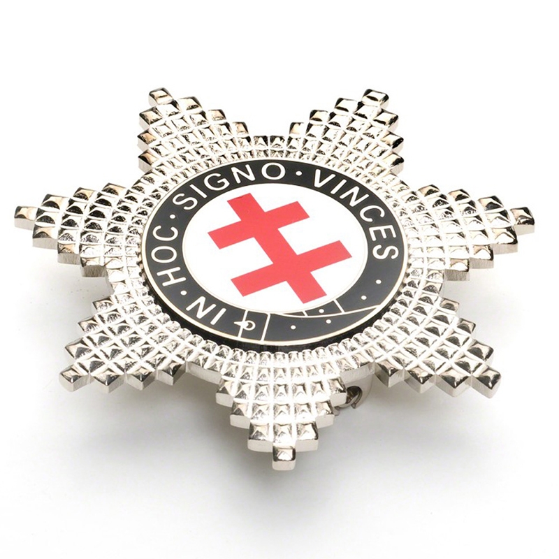 Masonic Knights Templar Preceptors Breast Star