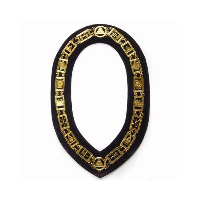 Royal Arch Masonic Chain Collar Gold & Silver 