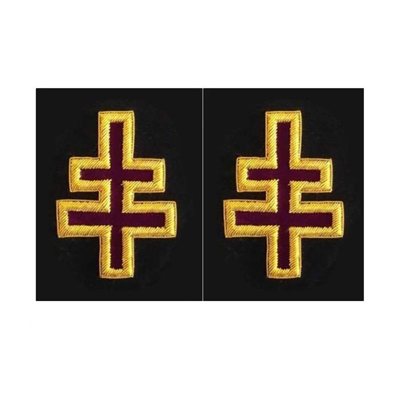 Knight Templar Sleeve Crosses Encampment Officer