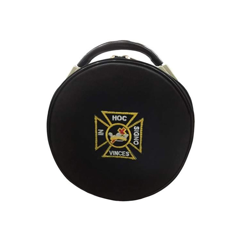 Masonic Knights Templar Cap Case Black