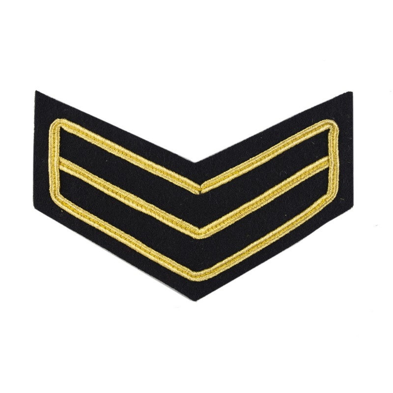 2 Bar Chevron Corporal (CPL) Service Stripe Household Division Household Cavalry British Arm