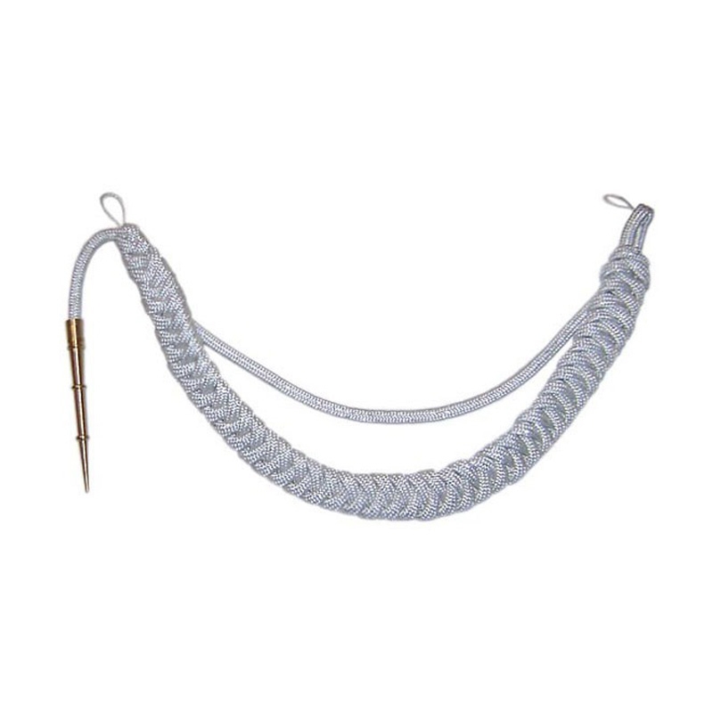 Army Military White Officer Aiguillette