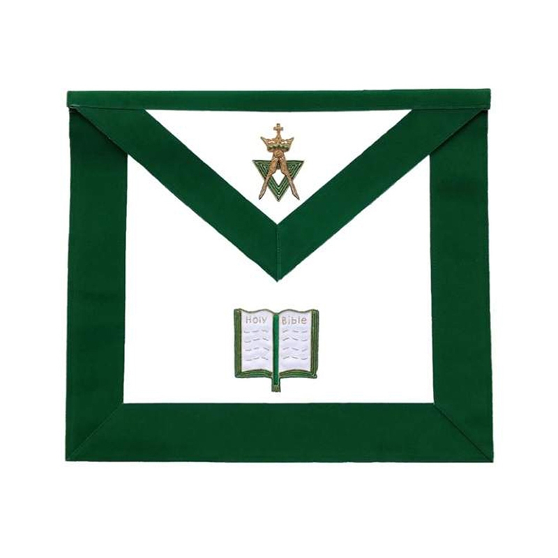 Allied Masonic Degree AMD Embroidered Officer Apron Chaplain