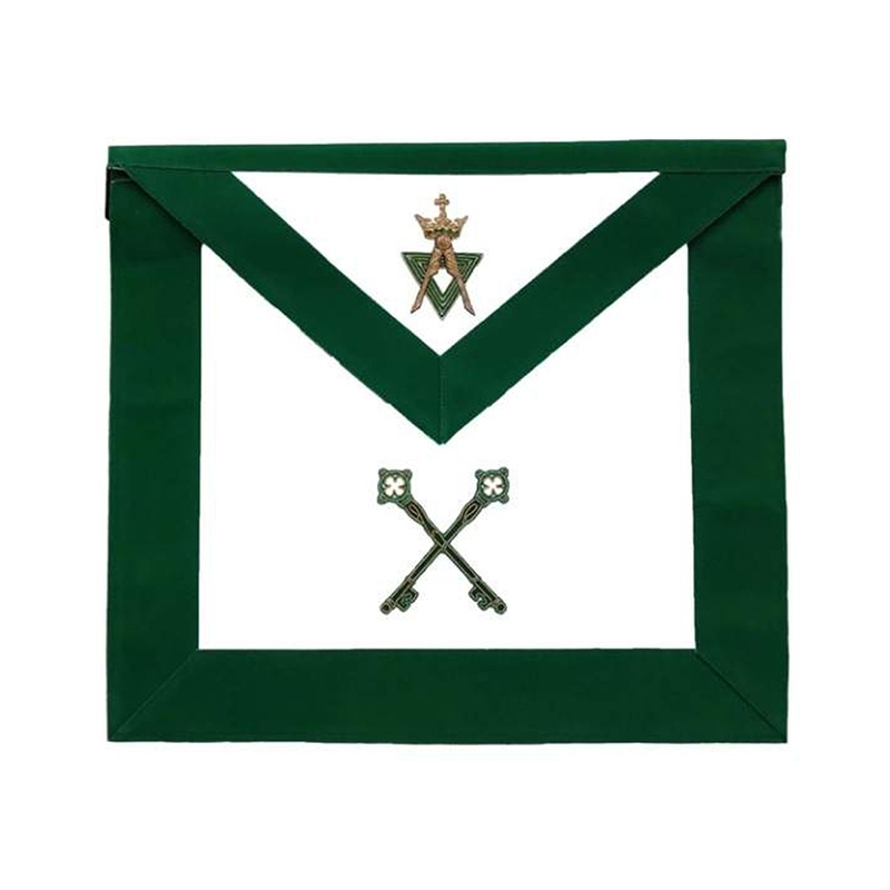 Allied Masonic Degree AMD Handmade Officer Apron Treasurer