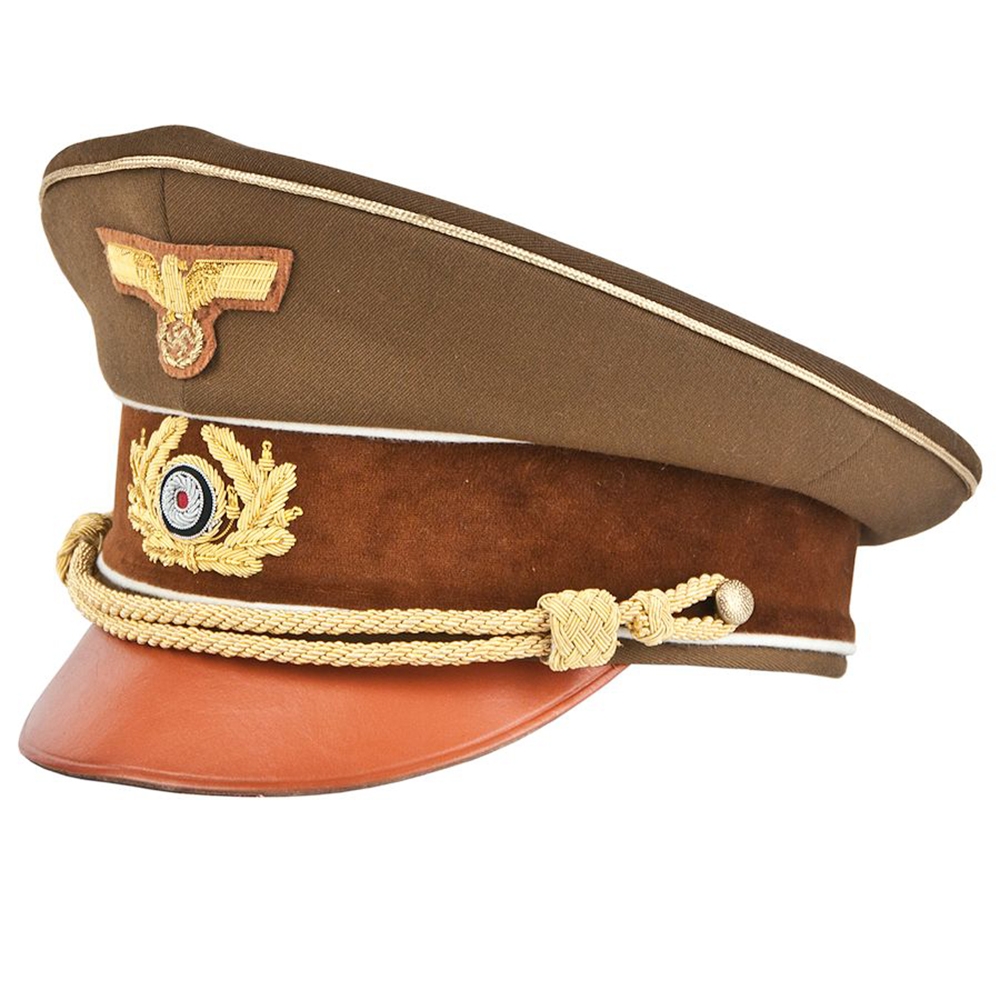 Adolf Hitler Tan Visor Cap