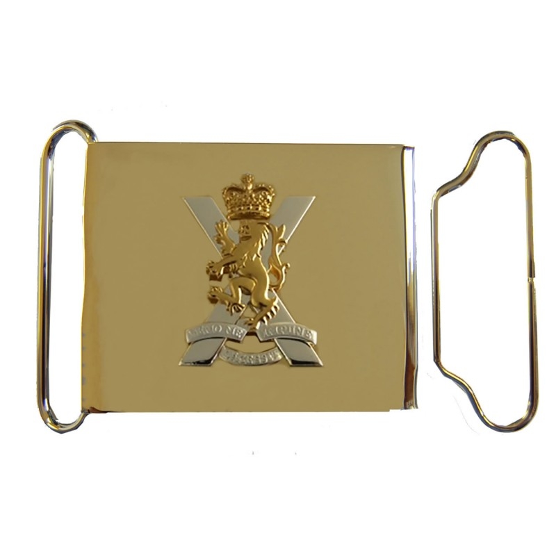 The Royal Regiment Of Scotland Waist Belt Buckle Plate Gliding Metal