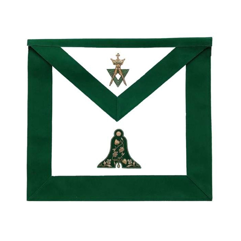 Allied Masonic Degree AMD Handmade Senior Officer Warden Apron